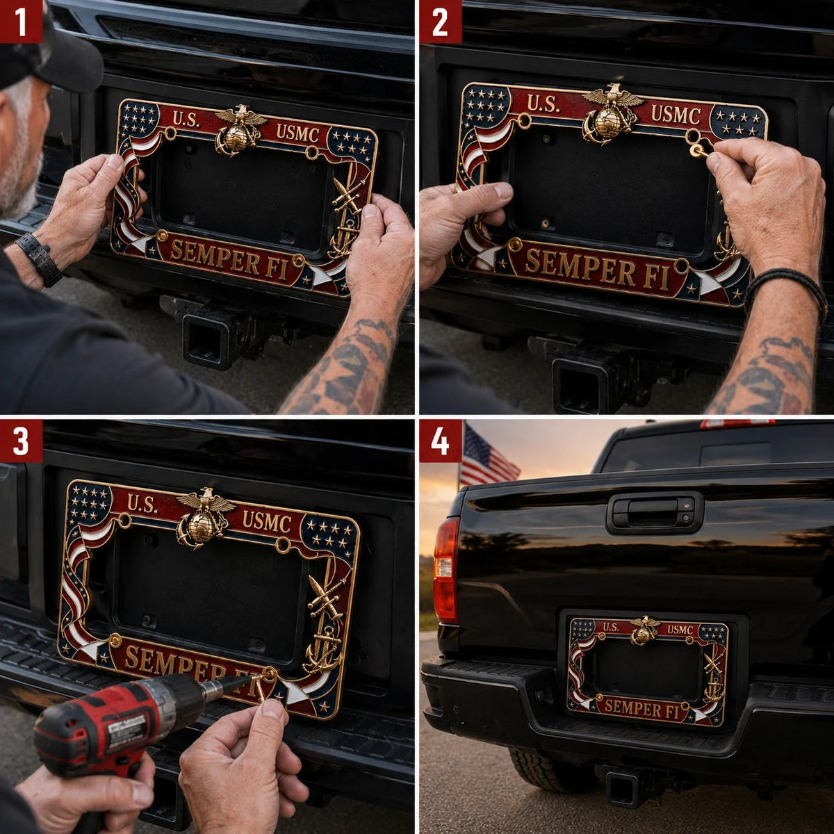 🎄 Christmas License Plate Frame – Festive Style for Every Ride 🚗✨