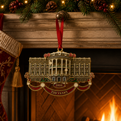White House Christmas Tree Ornament