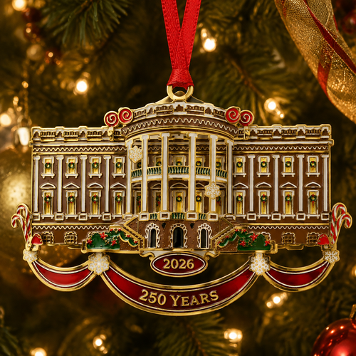 White House Christmas Tree Ornament