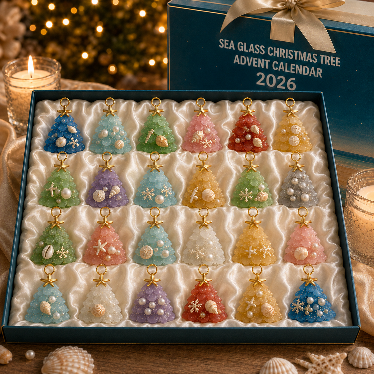 🌊🎄 Sea Glass Christmas Tree Advent Calendar 2026
