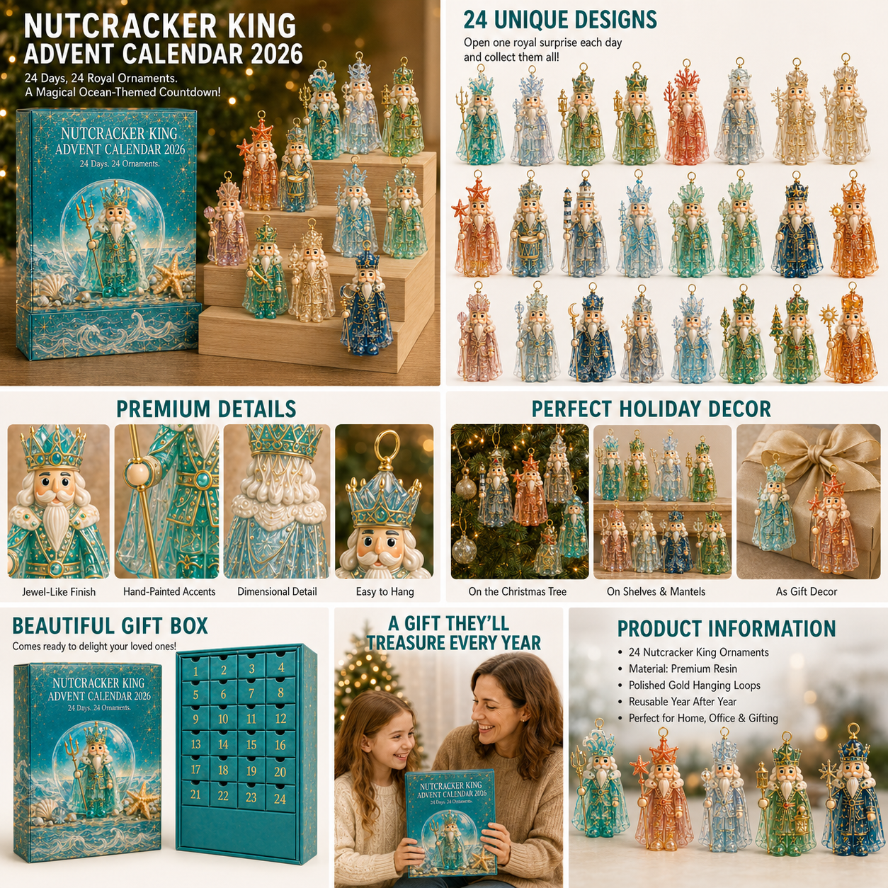 🔥 49% OFF – Limited Time! – 🎄 2026 Nutcracker Christmas Advent Calendar