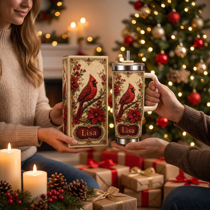 Personalized Cardinal Memorial Gift Tumbler For Women