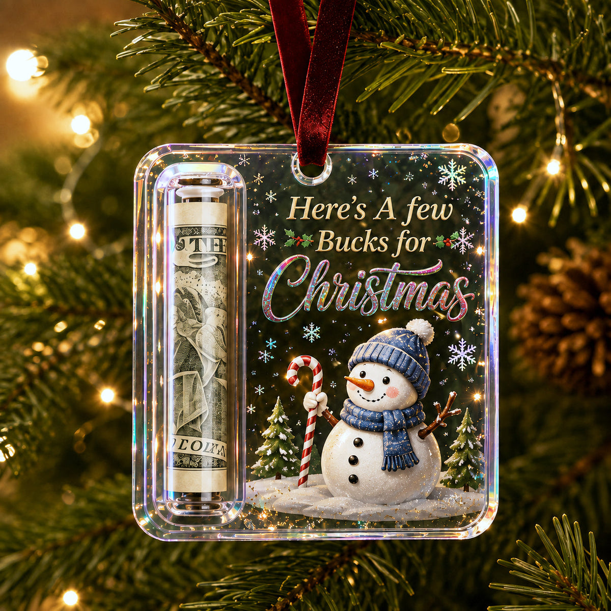 🎄 Christmas Cash Gift Ornament – Turn Christmas Cash Into A Gift They'll Remember 💵✨