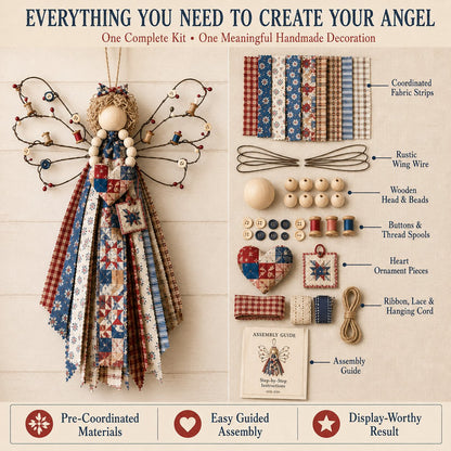 ✨🌸Angel Fabric Hanging DIY Kit