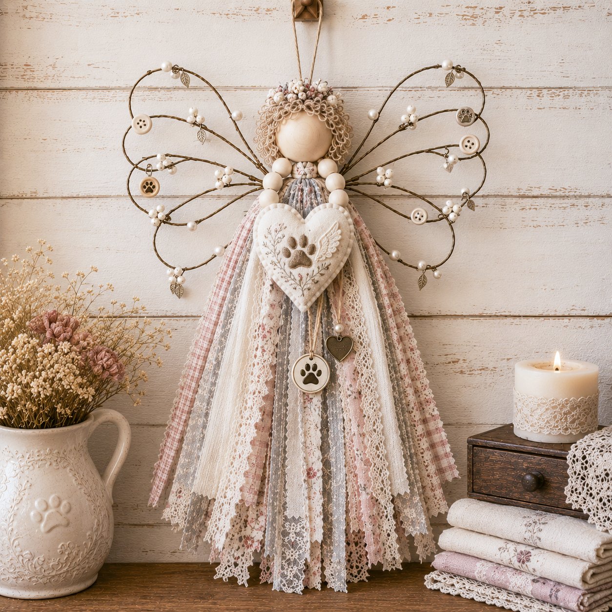 ✨🌸Angel Fabric Hanging DIY Kit
