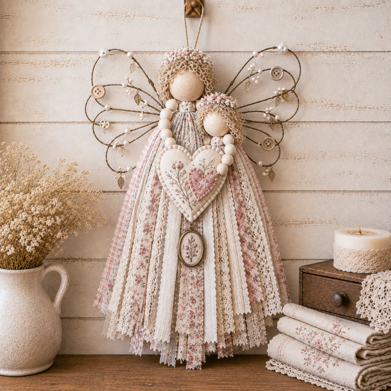 ✨🌸Angel Fabric Hanging DIY Kit