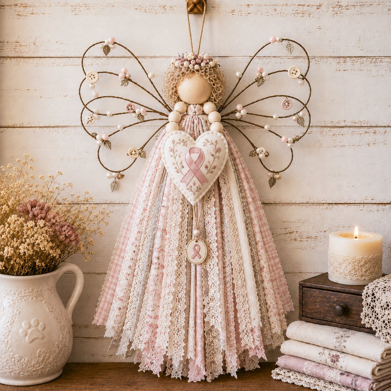 ✨🌸Angel Fabric Hanging DIY Kit