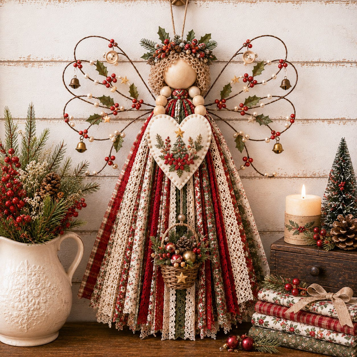 ✨🌸Angel Fabric Hanging DIY Kit