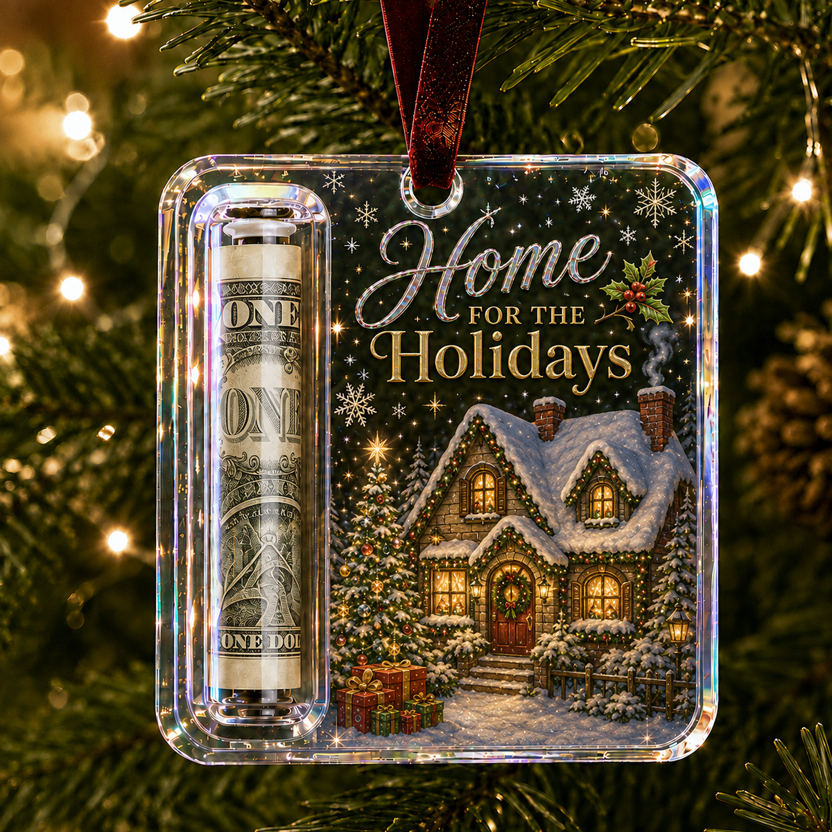🎄💵 Christmas Cash Surprise Ornament Collection – A Fun Holiday Gift With a Little Extra Cheer