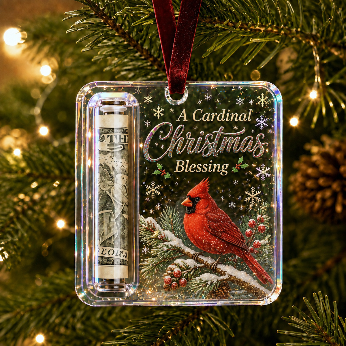 🎄💵 Christmas Cash Surprise Ornament Collection – A Fun Holiday Gift With a Little Extra Cheer