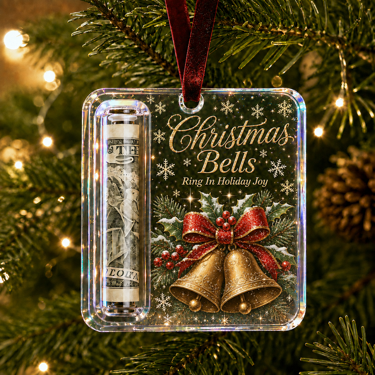 🎄💵 Christmas Cash Surprise Ornament Collection – A Fun Holiday Gift With a Little Extra Cheer