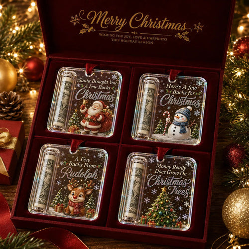 🎄💵 Christmas Cash Surprise Ornament Collection – A Fun Holiday Gift With a Little Extra Cheer