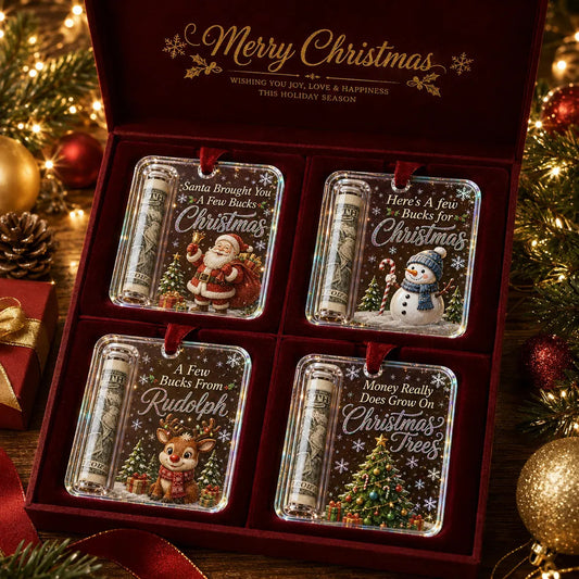 🎄💵 Christmas Cash Surprise Ornament Collection – A Fun Holiday Gift With a Little Extra Cheer