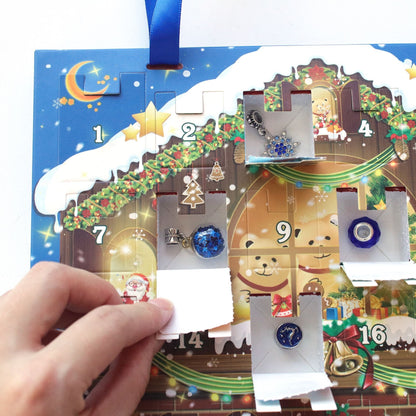 🎅24 Pcs DIY Christmas Advent Calendar Bracelets Set