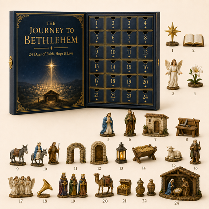 🌟 2026 Christian Nativity Advent Calendar – 24-Day Journey to Bethlehem
