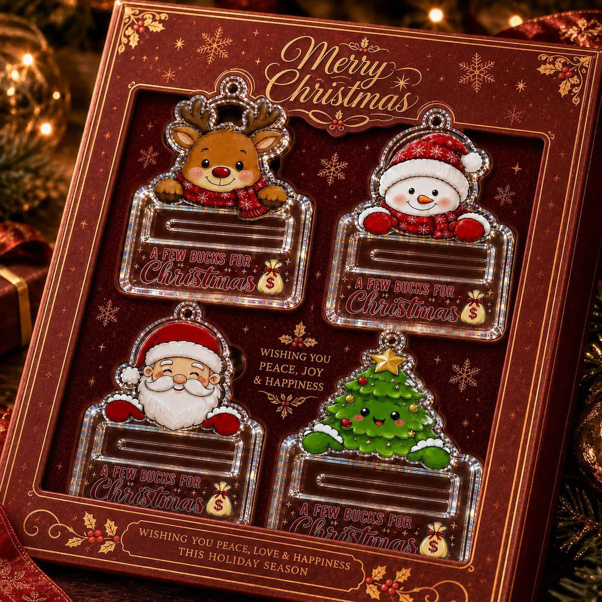 🎄💵Cute Christmas Money Holder Ornament – A Fun Little Surprise for the Tree
