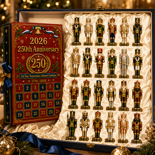 🎄✨ 250th Anniversary Nutcracker Christmas Countdown Calendar Blind Box Set