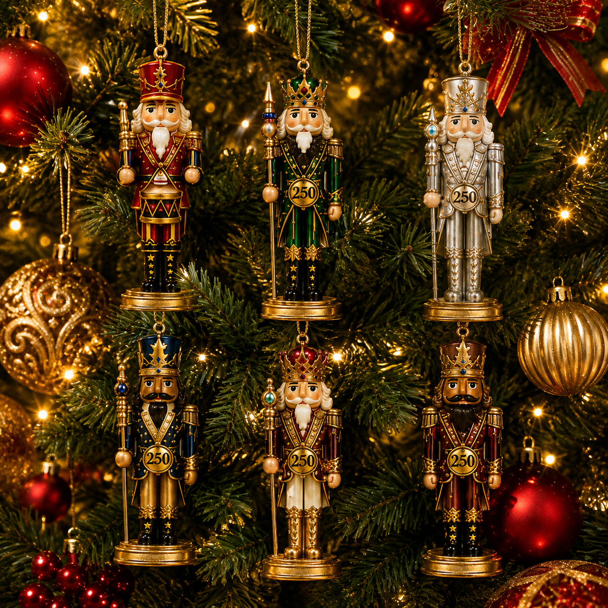 🎄✨ 250th Anniversary Nutcracker Christmas Countdown Calendar Blind Box Set