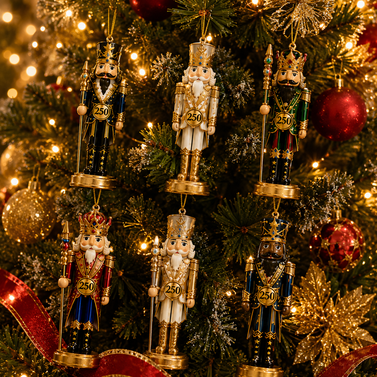 🎄✨ 250th Anniversary Nutcracker Christmas Countdown Calendar Blind Box Set