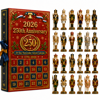 🎄✨ 250th Anniversary Nutcracker Christmas Countdown Calendar Blind Box Set