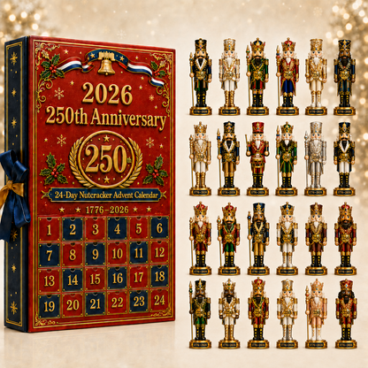 🎄✨ 250th Anniversary Nutcracker Christmas Countdown Calendar Blind Box Set