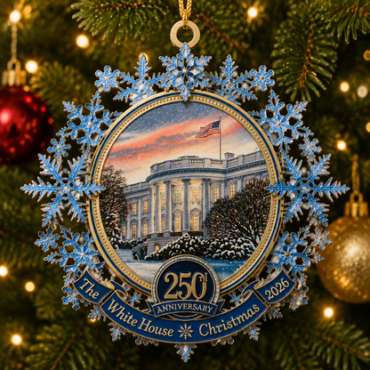 The White House Christmas 250th Anniversary Ornament