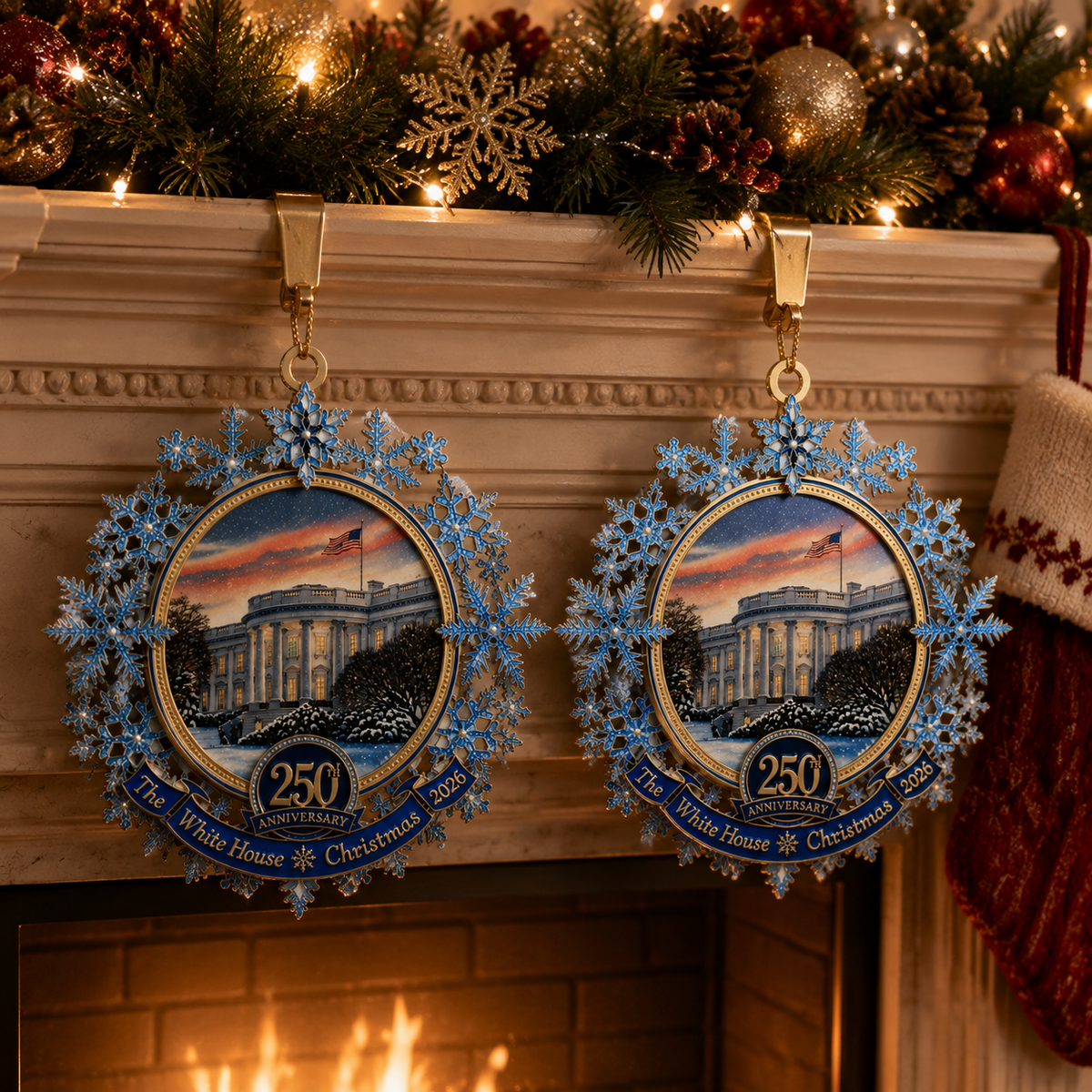 The White House Christmas 250th Anniversary Ornament