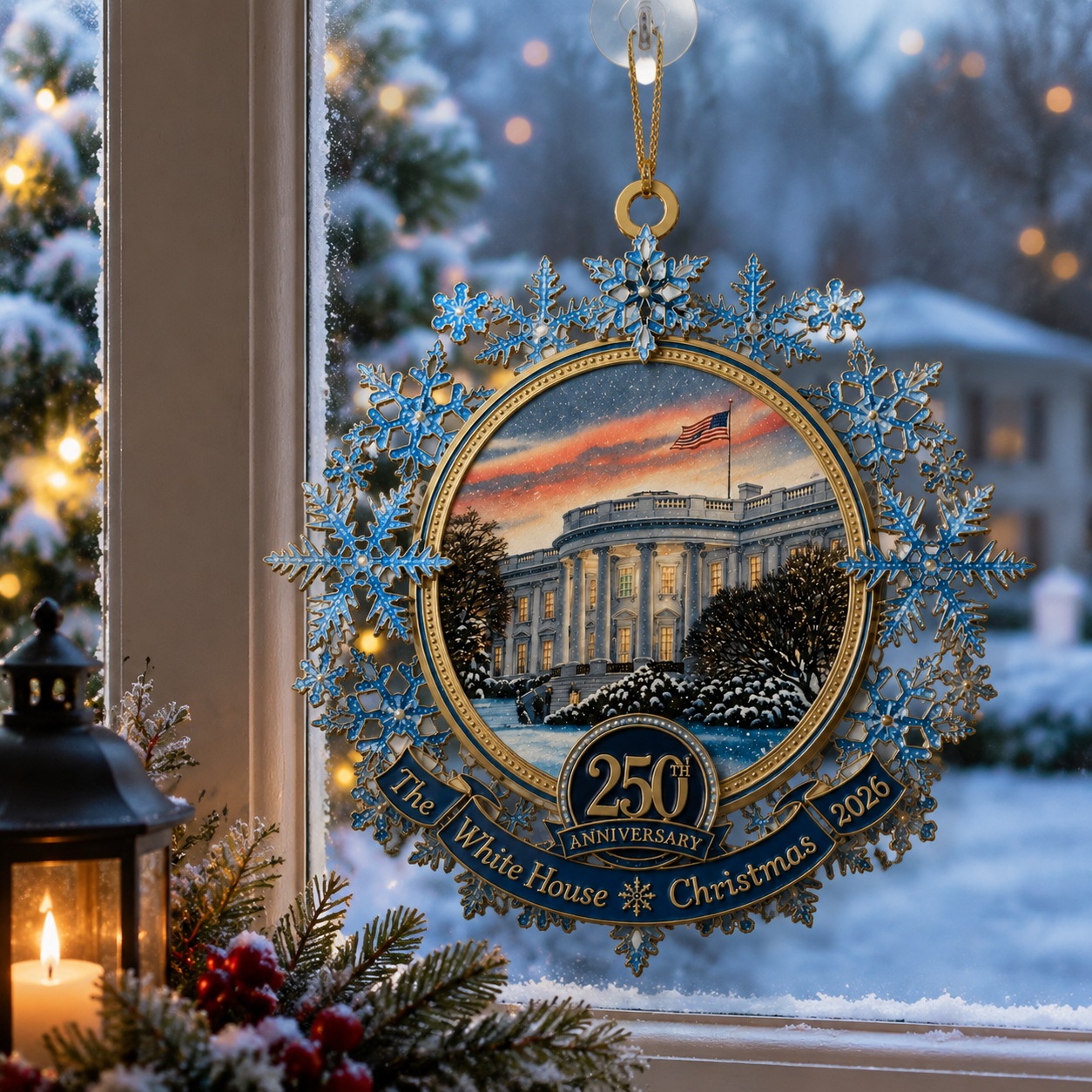 The White House Christmas 250th Anniversary Ornament
