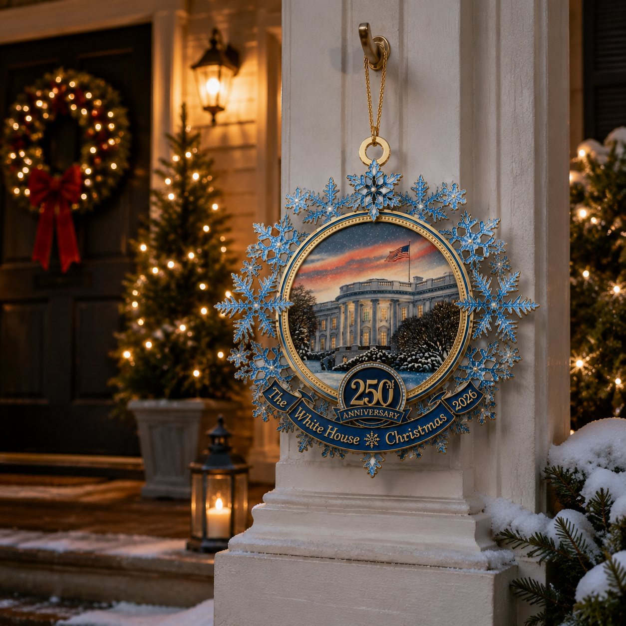 The White House Christmas 250th Anniversary Ornament
