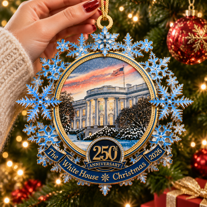 The White House Christmas 250th Anniversary Ornament