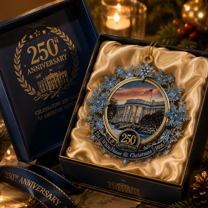 The White House Christmas 250th Anniversary Ornament