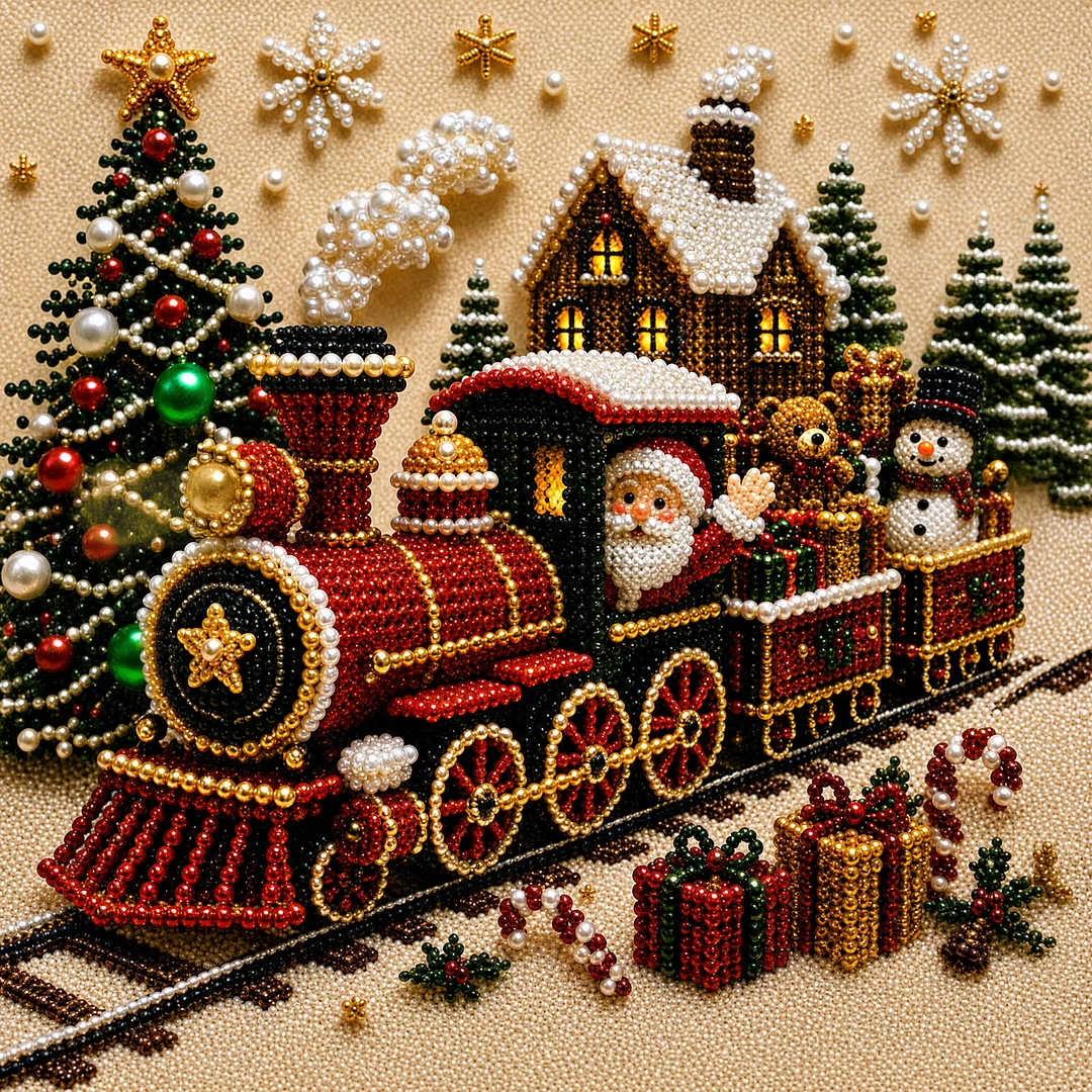 🎨💎DIY Christmas Pearl Diamond Painting Art Kit