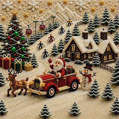 🎨💎DIY Christmas Pearl Diamond Painting Art Kit