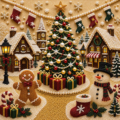 🎨💎DIY Christmas Pearl Diamond Painting Art Kit