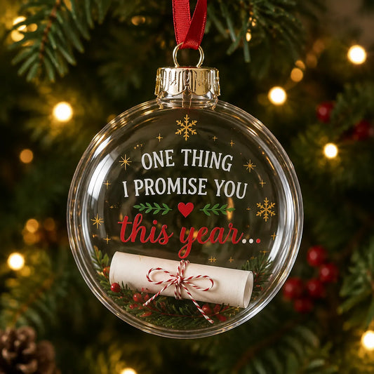 Personalized Message Christmas Ornament
