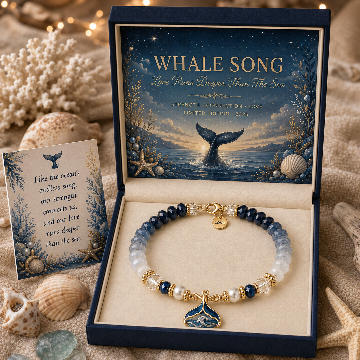 🎅 2026 Christmas Gift 50% Off – Ocean Meaning Bracelet Collection 🌊💎✨