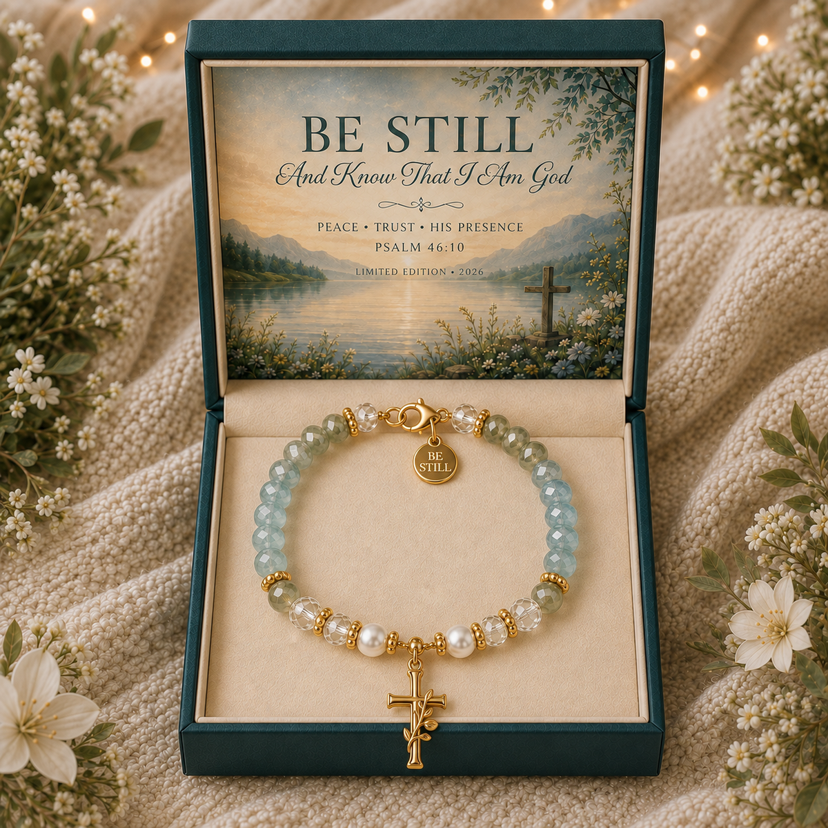 🎅 2026 Christmas Gift 50% Off – Scripture Faith Bracelet Collection ✝️💎✨