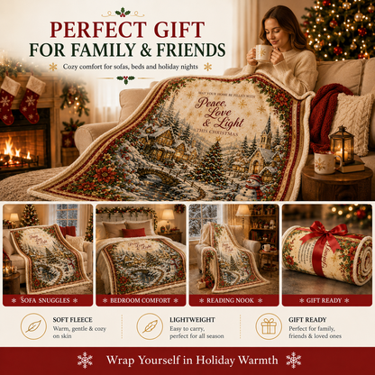 🎄Festive Holiday Blanket