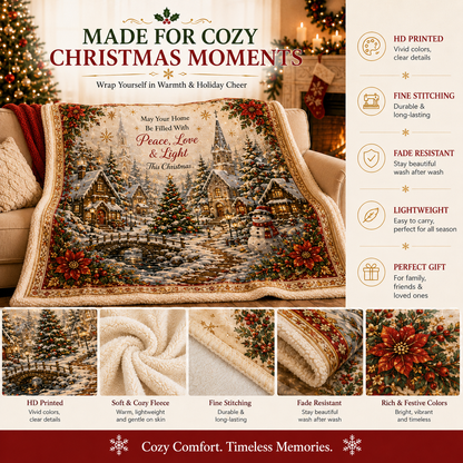 🎄Festive Holiday Blanket