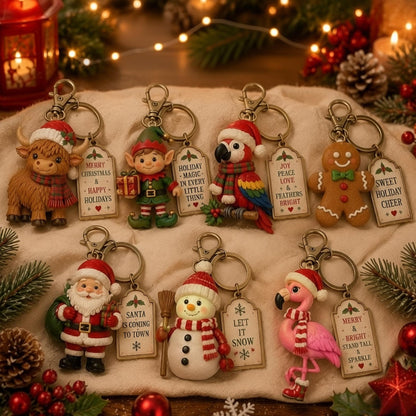 🎄Christmas Character Keychain Gift Set