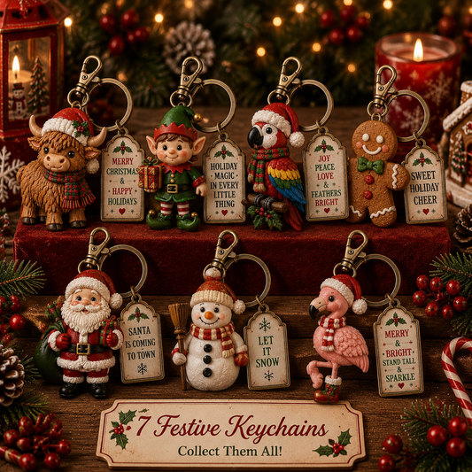 🎄Christmas Character Keychain Gift Set