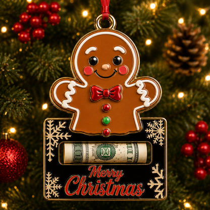 🎄 Christmas Cash Holder Ornament – Turn Money Gifts Into Magical Memories