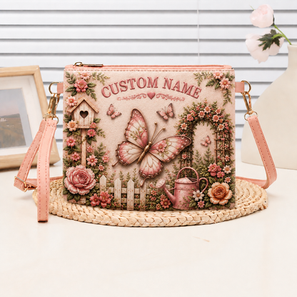 🌸Personalized Floral Garden Animal Shoulder Bag – Best Gift For You