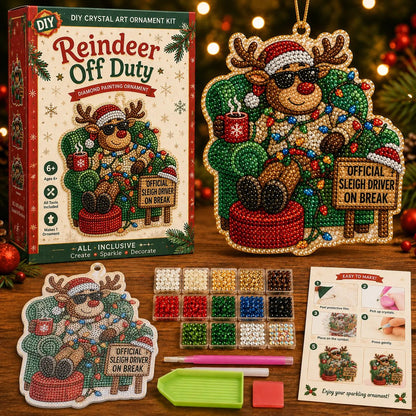 💎 DIY Crystal Art Ornament Kit – Festive Diamond Painting Collection