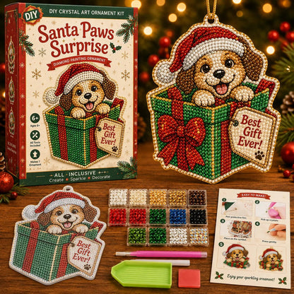 💎 DIY Crystal Art Ornament Kit – Festive Diamond Painting Collection