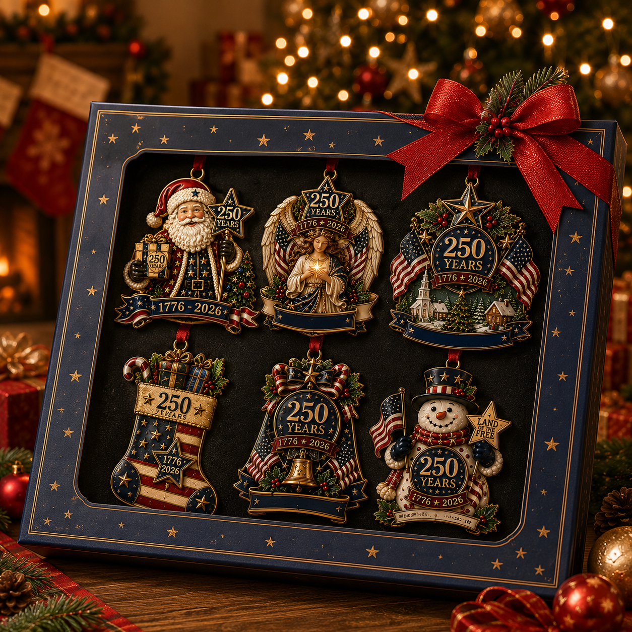 🎄 2026 America 250 Years Christmas Ornament Collection
