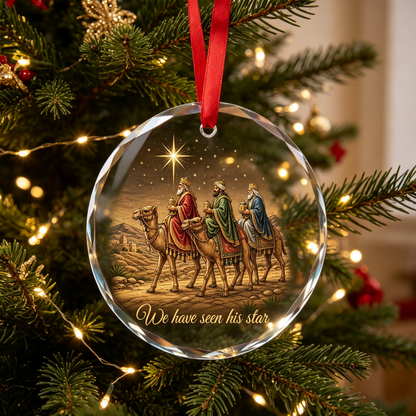 Jesus Nativity Story Christmas Ornament Set