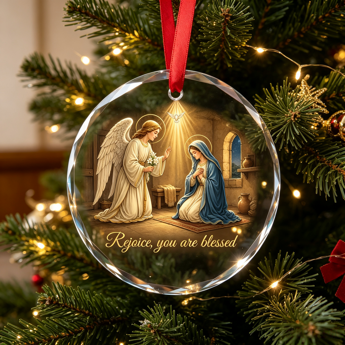 Jesus Nativity Story Christmas Ornament Set