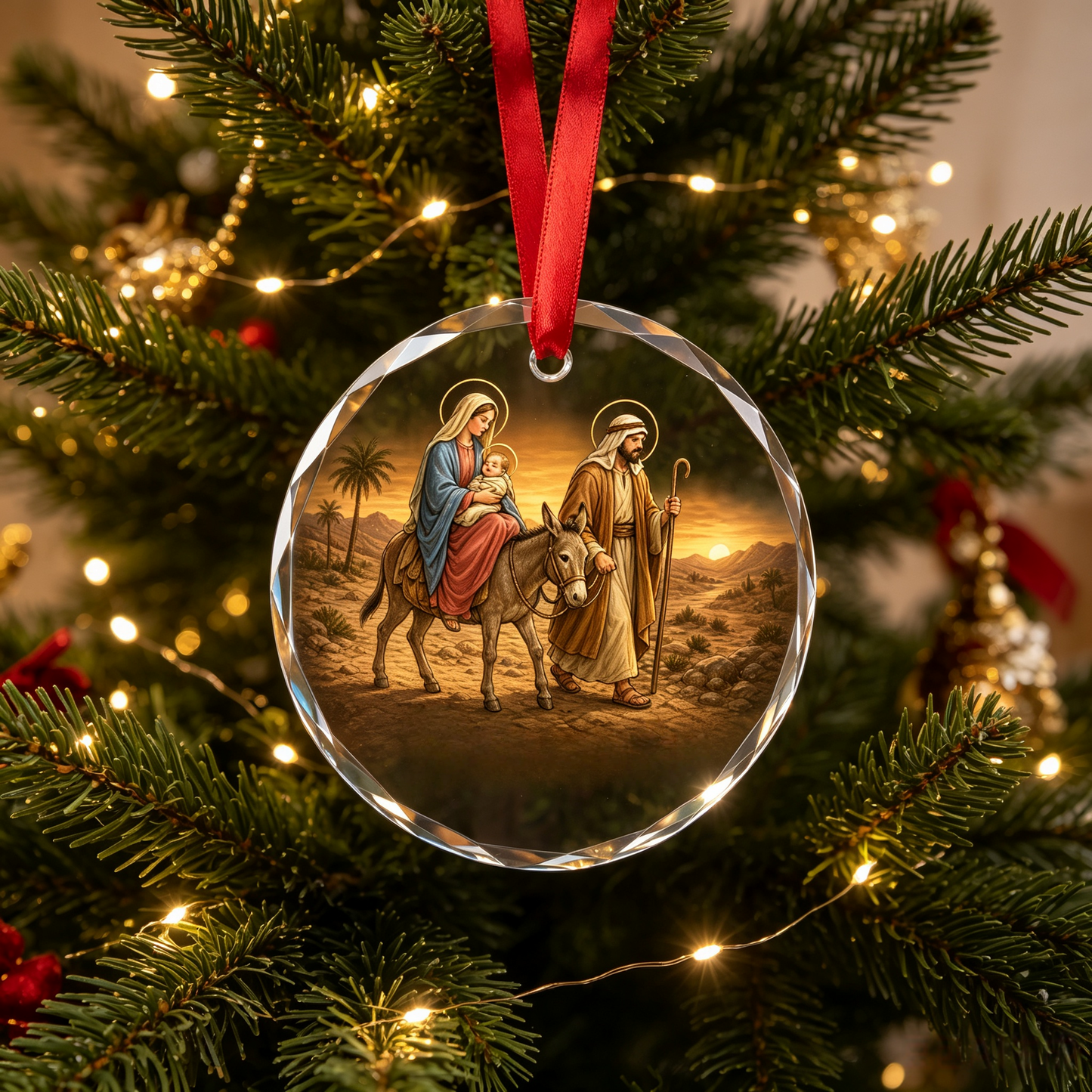 Jesus Nativity Story Christmas Ornament Set