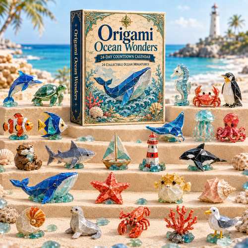 Origami Ocean Wonders 24-Day Countdown Calendar 2026